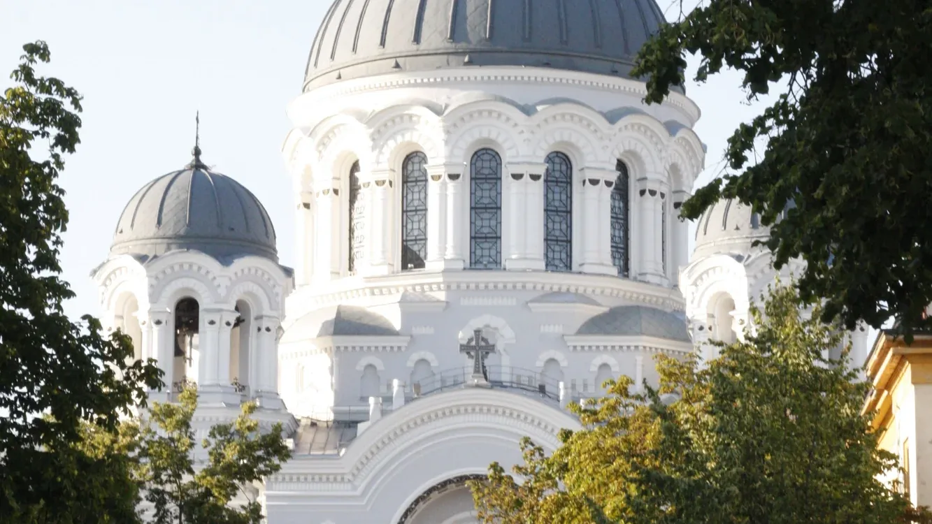 Stadtansicht von Kaunas – Tiermedizinstudium in Litauen