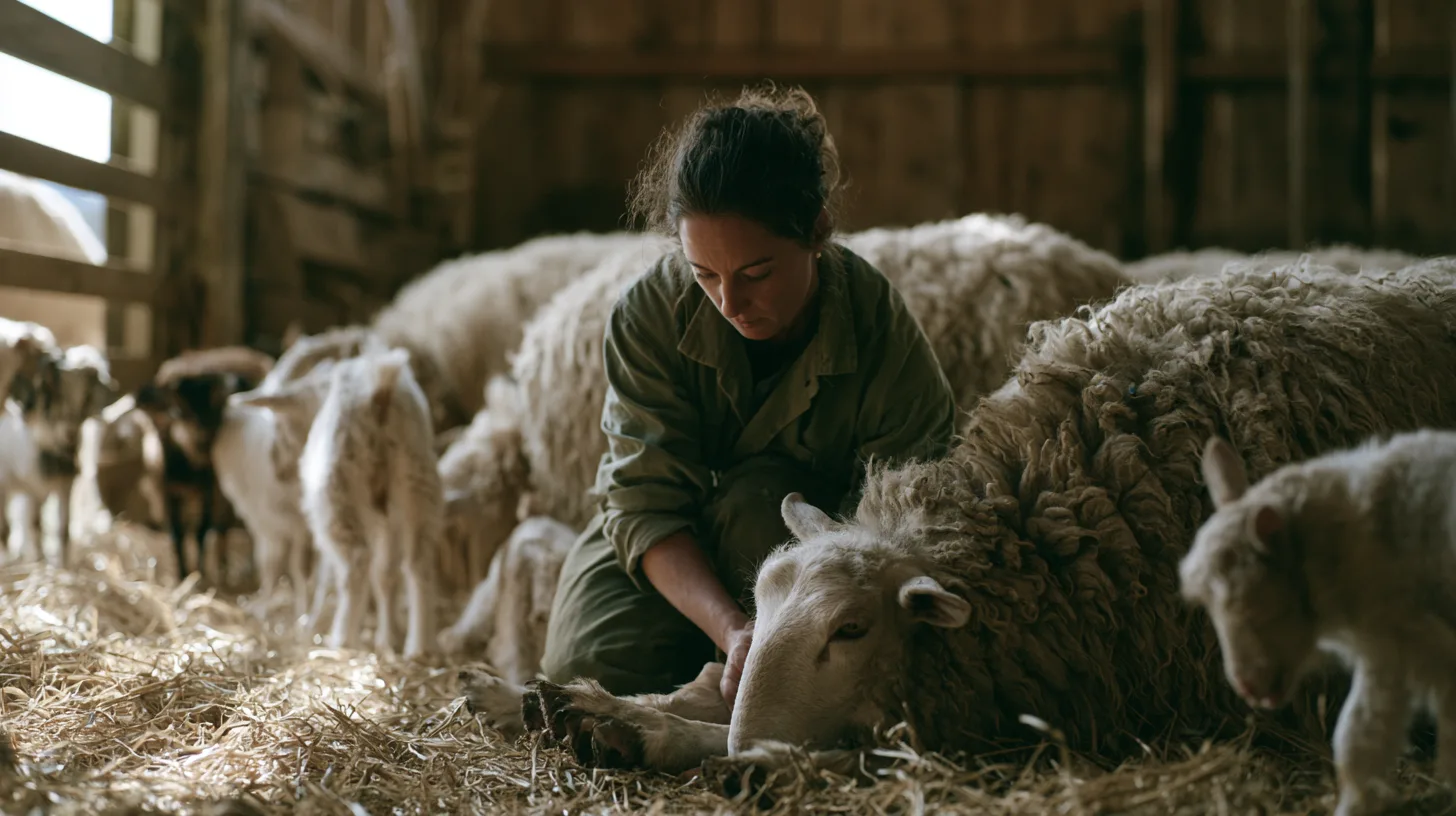 Symbolbild Schafherde auf Weide – Tierarzt für kleine Wiederkäuer