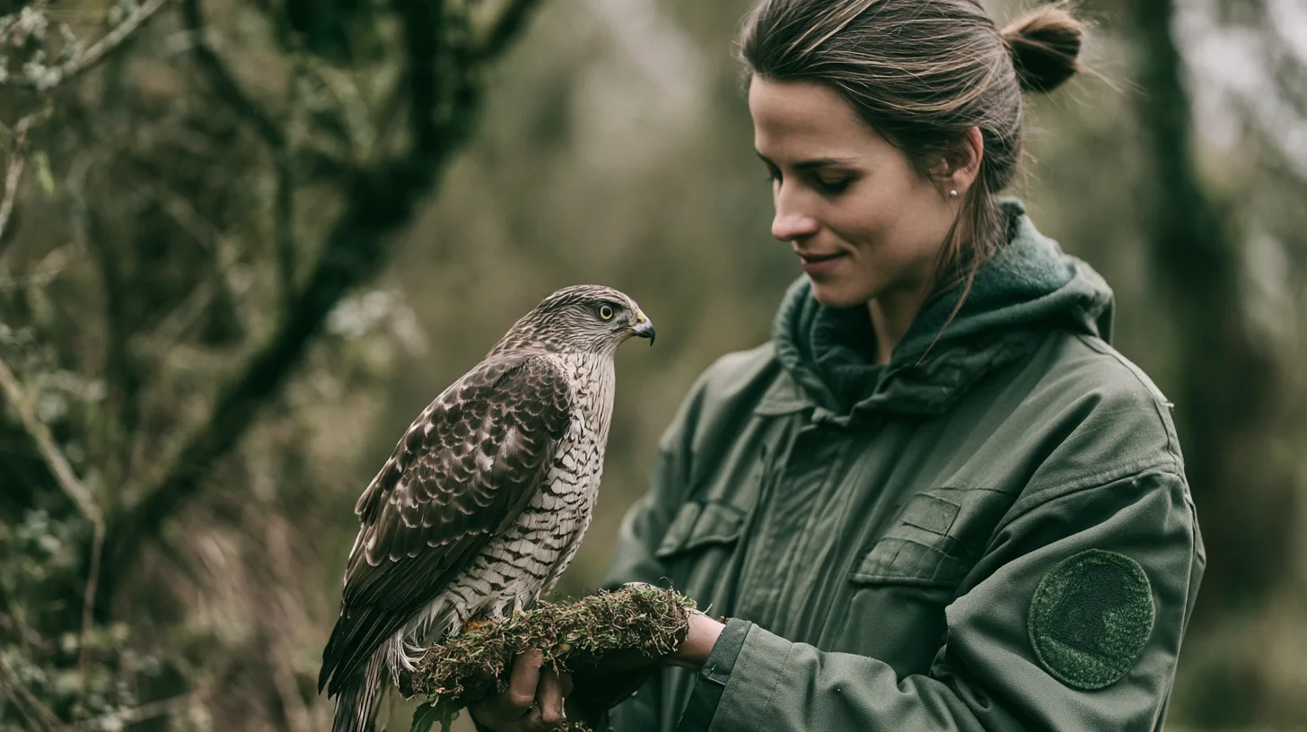 Symbolbild Baum und Pfotenabdrücke – Wildtierarzt