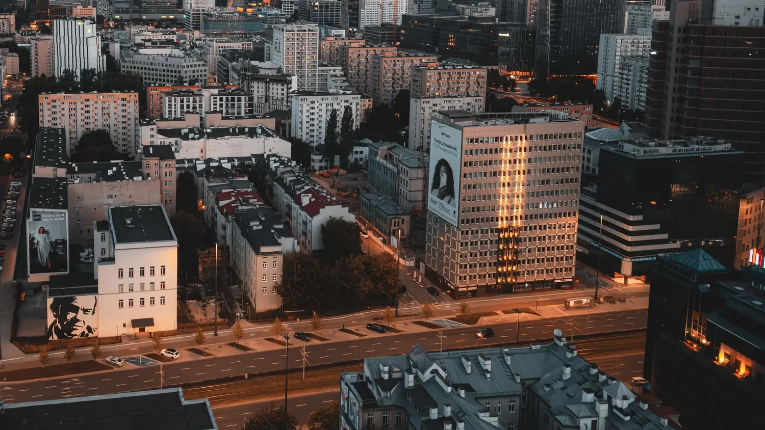 Stadtansicht von Warschau – Tiermedizinstudium in Polen